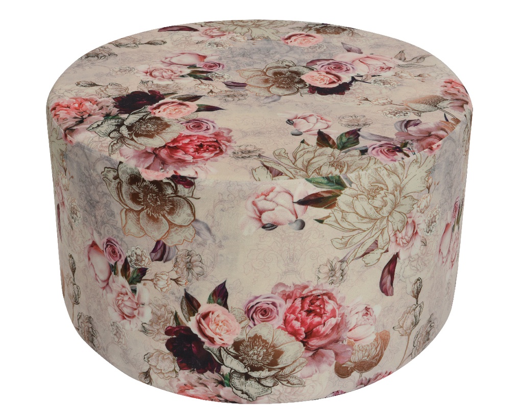 *** STOOL POLYESTER VELVET 367490