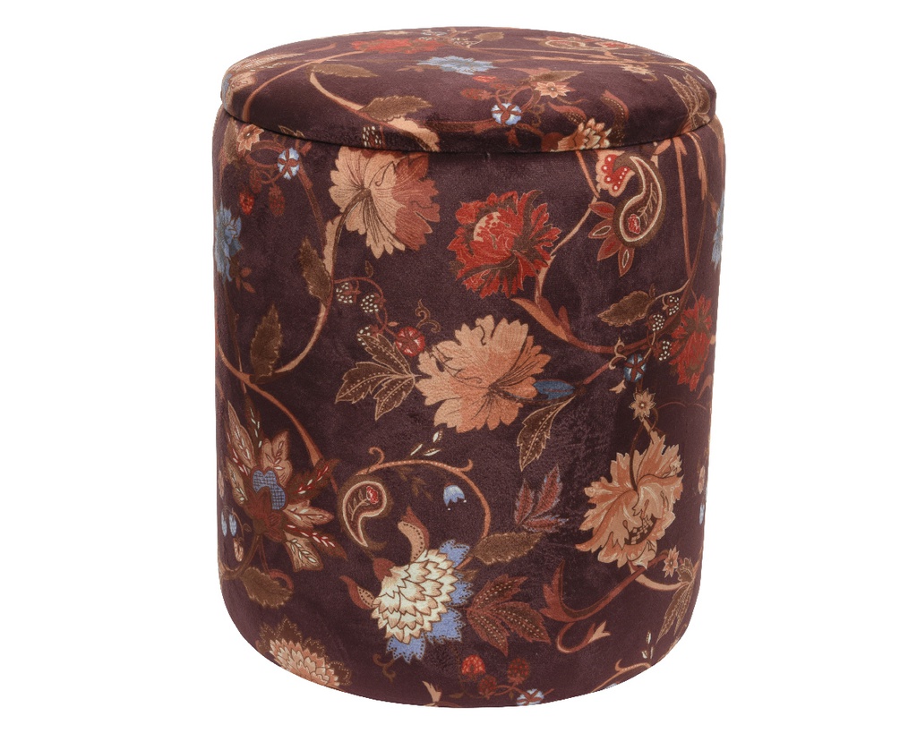 *** STOOL POLYESTER VELVET 367491