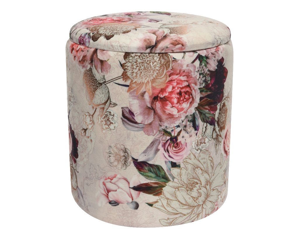 *** STOOL POLYESTER VELVET 367492