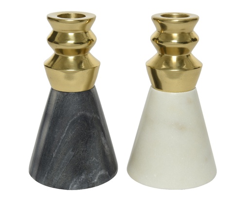 *** CANDLEHOLDER MARBLE 380616