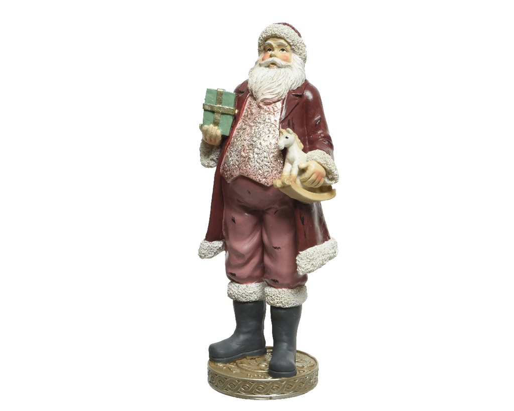 **PERE NOEL-CADEAUX EN POLYRESINE 522204