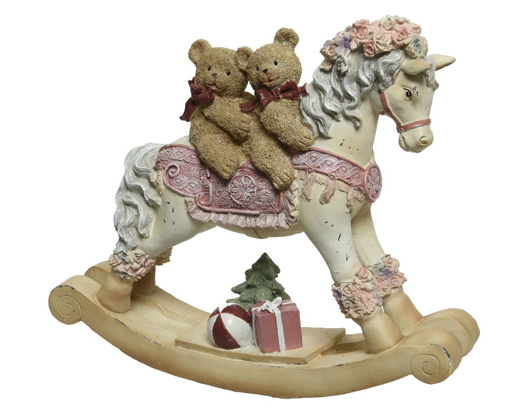 *** ROCKING HORSE POLYRESIN 522209