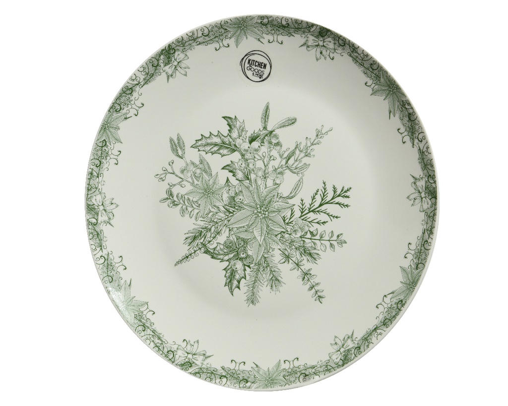 *** DINNER PLATE PORCELAIN 608188