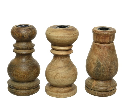 *** CANDLEHOLDER MANGOWOOD 608422