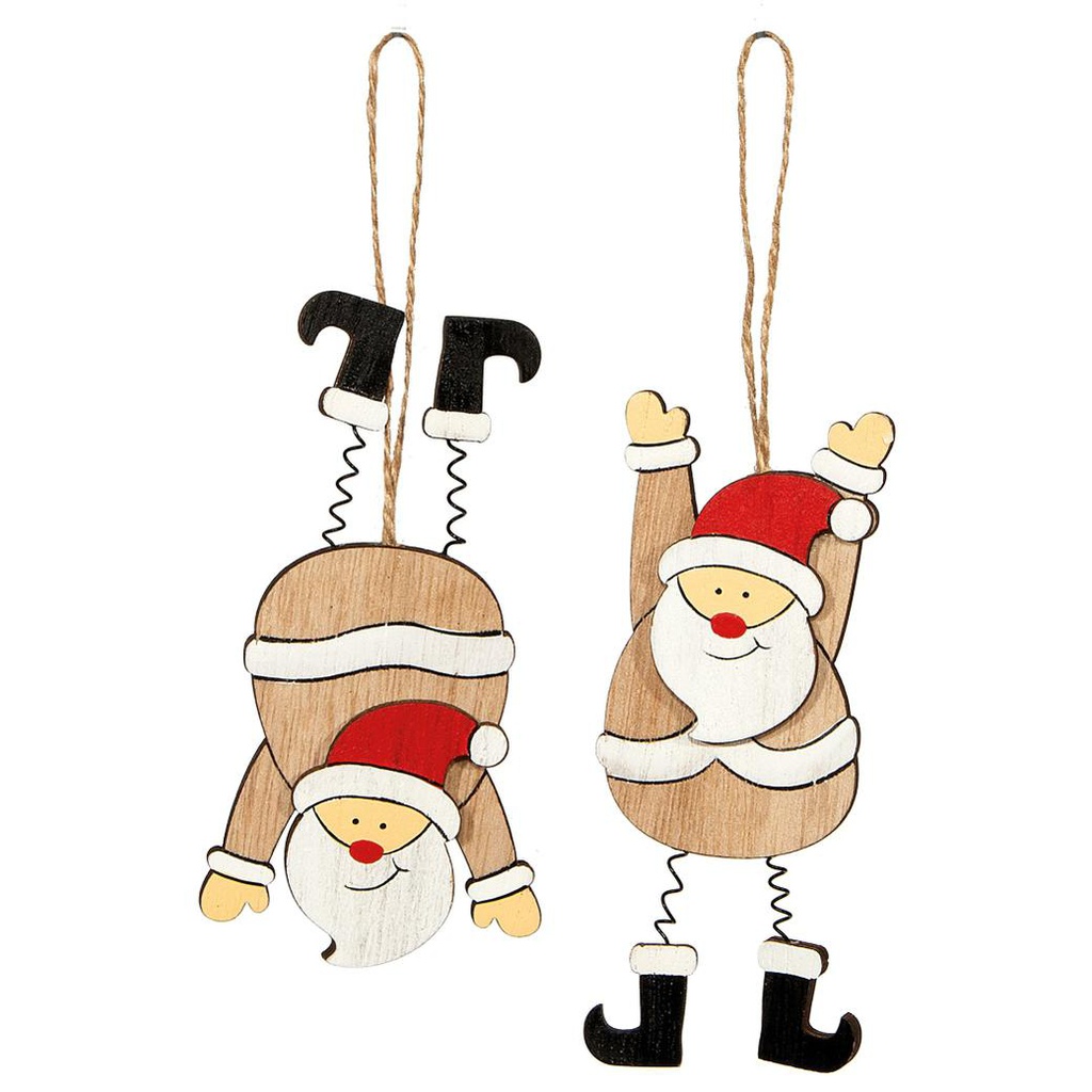 ***PERE NOEL DECORATIONS (2 PCS) CM6XH11