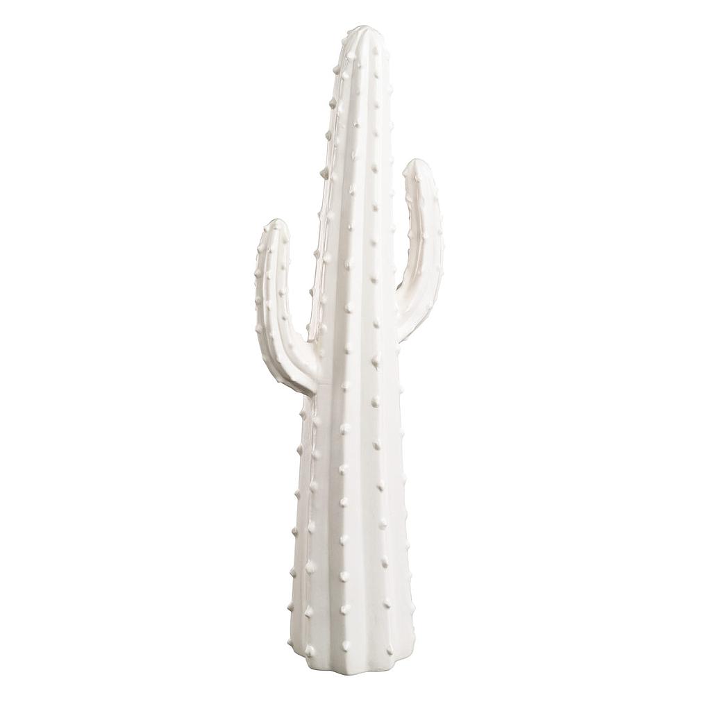 CACTUS CERAMICA BLANCO-14X9X44CM