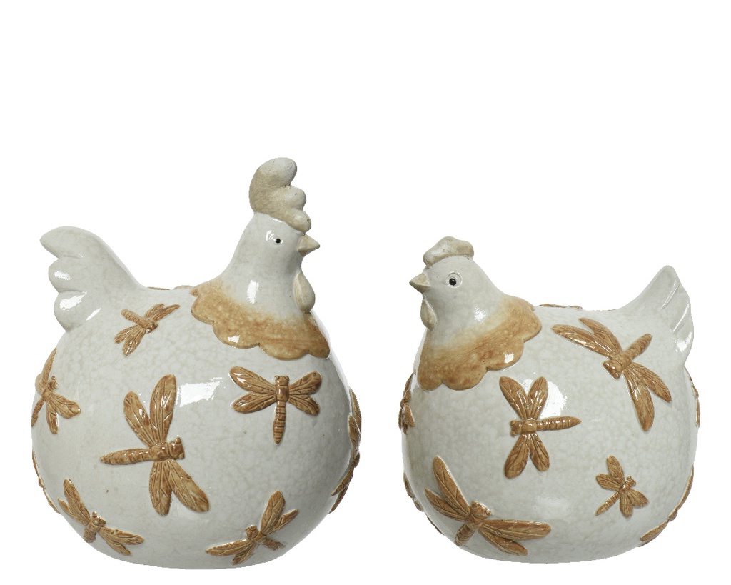 ***CHICKEN TERRACOTTA L11.50-W14.50-H17cm