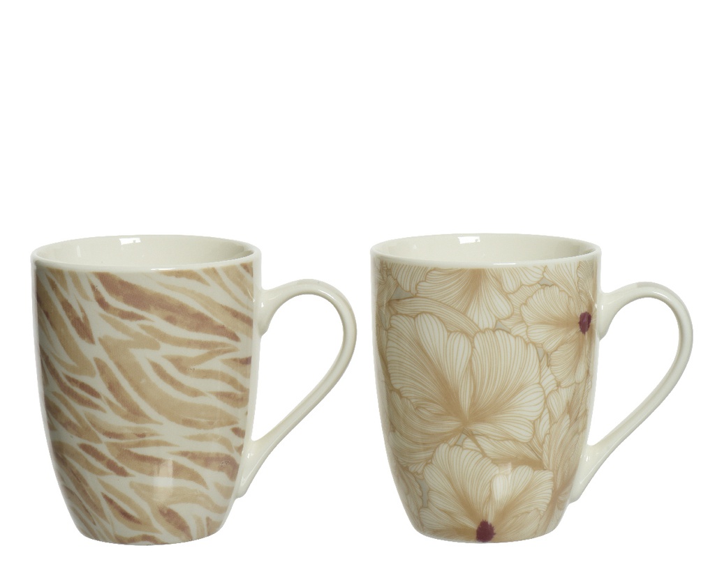 ***MUG PORCELAIN L11.50-W8.20-H10.50cm