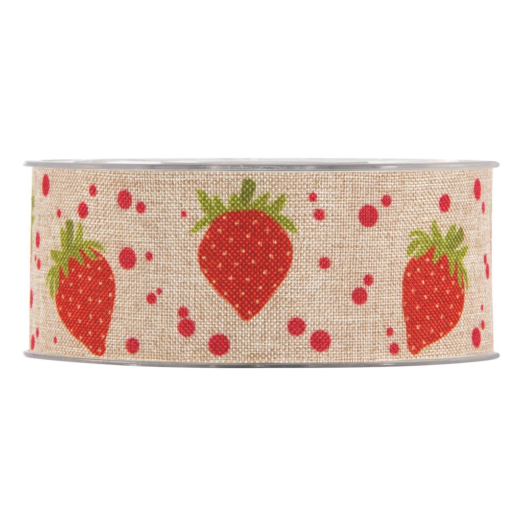 CINTA STRAWBERRIES MM40X20MT DOVE-GREY