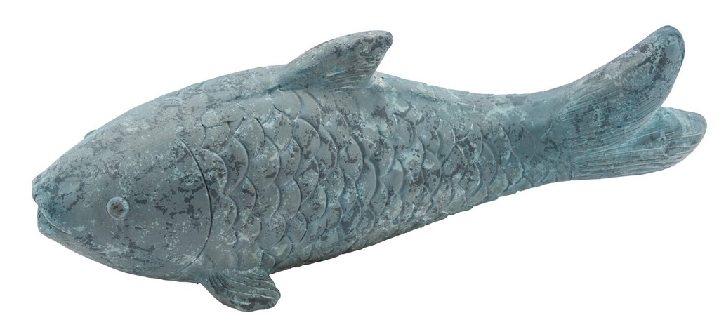 ***FISCH, MAGNESIA, BLAU 48X13X17CM