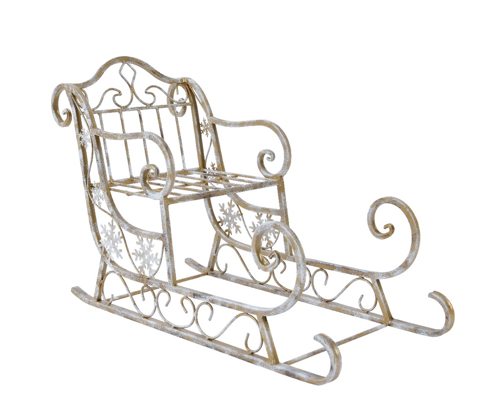 ***SLEIGH IRON GOLD L61.00-W150.00-H93.00cm