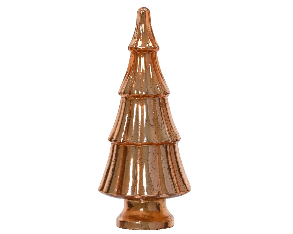 ARBRE EN CRISTAL ROSE/CHAMPAGNE - dia22.00-H47.00cm