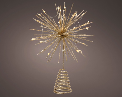 ***MICRO LED TREETOPPER BO INDOOR GOLD/CLASSIC WARM L18.00-W18.00-H26.00cm-25L