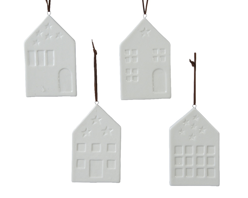 ***HOUSE PORCELAIN WHITE L11.00-W7.00-H0.60cm