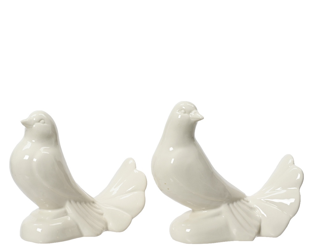 PIGEON PORCELAINE WHITE - L18.00-W8.00-H15.50cm