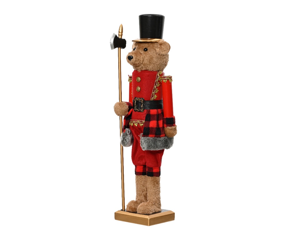 ***NUTCRACKER PLASTIC RED/COLOUR(S) L12.00-W17.00-H58.00cm