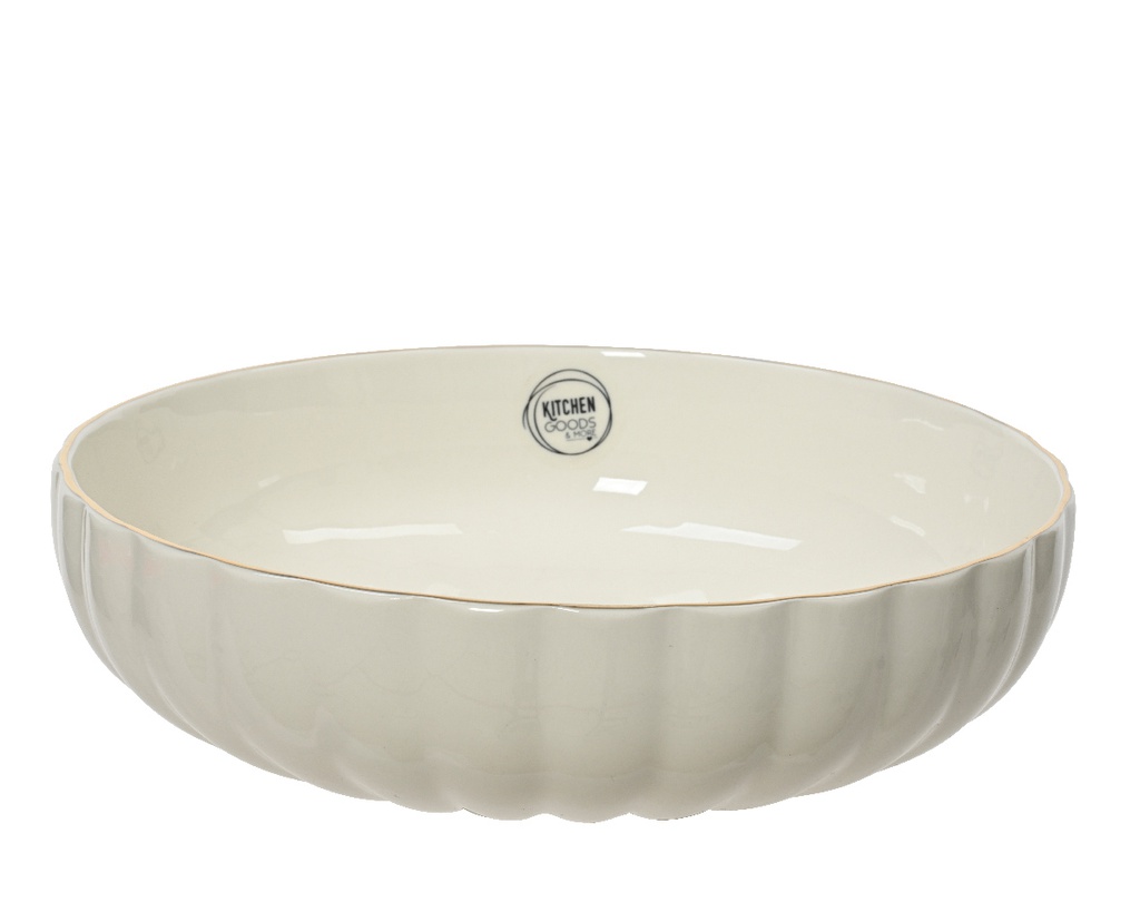 ***BOWL PORCELAIN WHITE dia25.00-H8.00cm