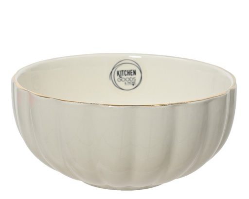 ***BOWL PORCELAIN WHITE dia15.00-H7.10cm