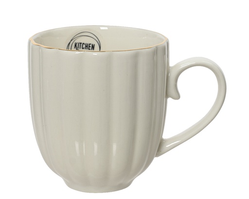 ***MUG PORCELAIN WHITE L13.00-W9.30-H9.90cm