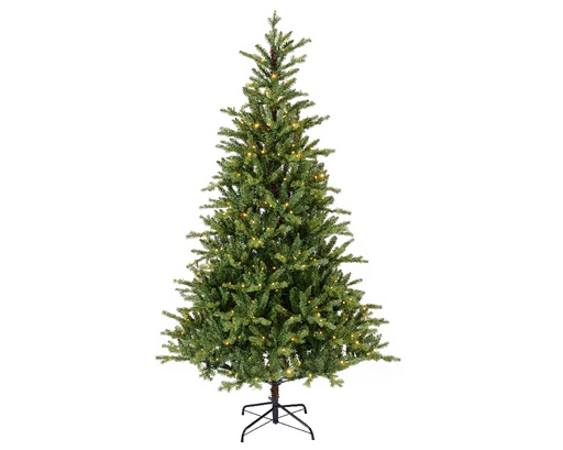 ARBRE ALLISON AVEC LUMIERE CHAUDE - VERT - QUALITE - dia162.00-H270.00cm-740L