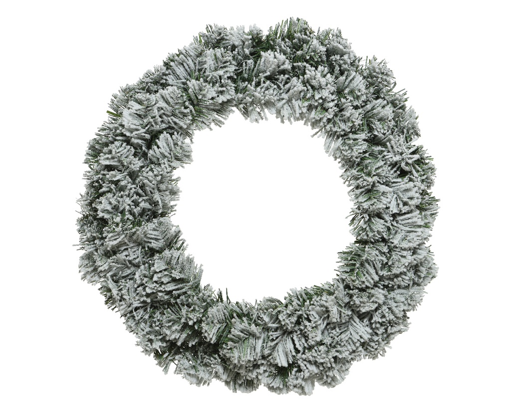 ***IMPERIAL WREATH SNOWY GREEN/WHITE dia120.00-H25.00cm