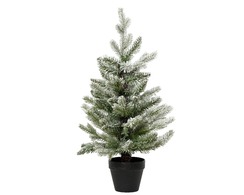 ***ALLISON MINI TREE SNOWY GREEN/WHITE dia30.00-H45.00cm