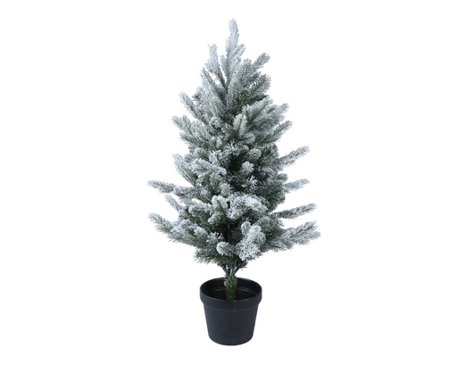 MINI ARBRE ALLISON ENNEIGE - VERT/BLANC - dia40.00-H60.00cm