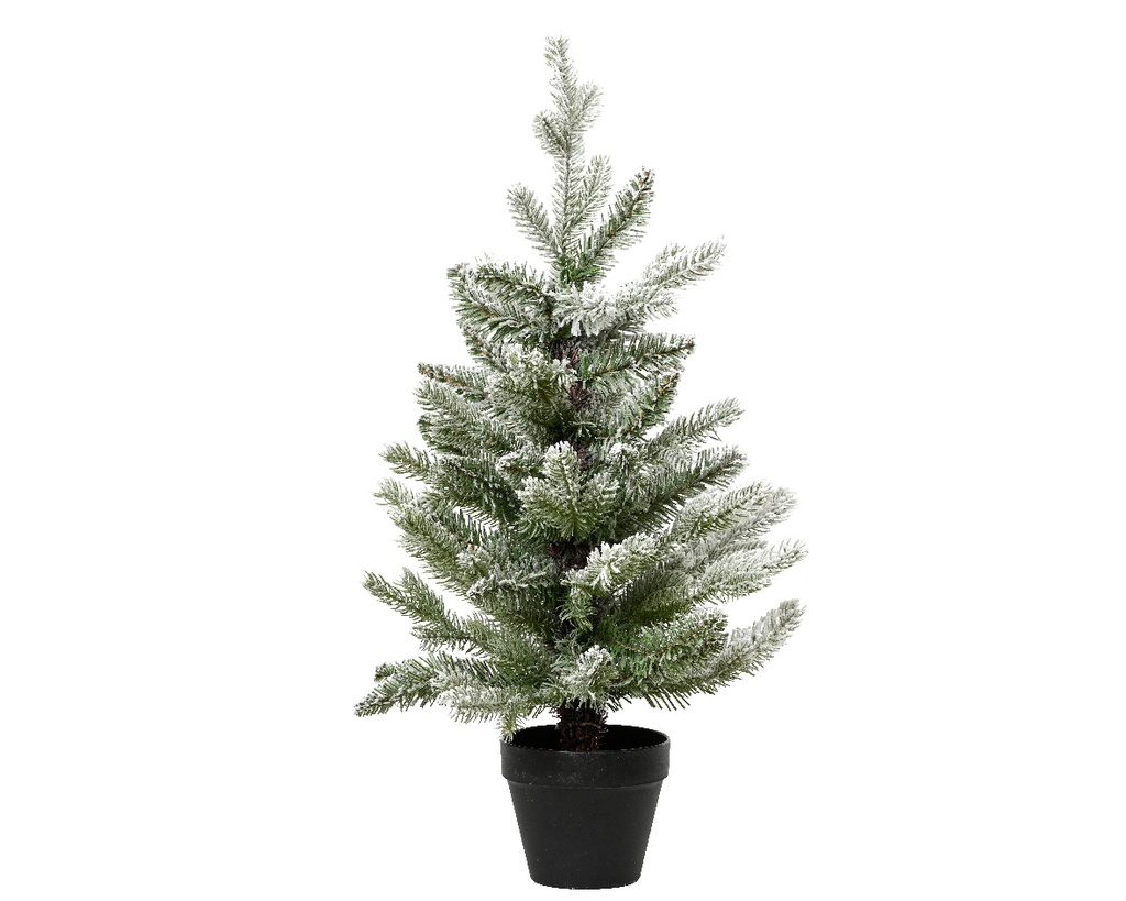 MINI ARBRE ALLISON ENNEIGE - VERT/BLANC - dia60.00-H90.00cm