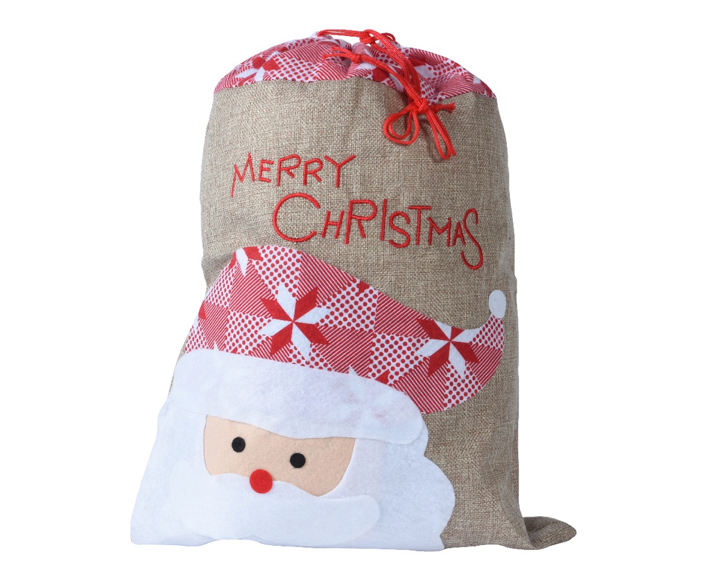 SAC CADEAU PAPA NOEL - L1.00-W35.00-H50.00cm