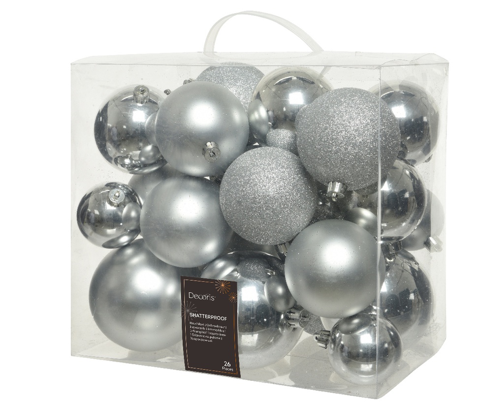 BOLA PLASTICO SILVER dia10.00cm