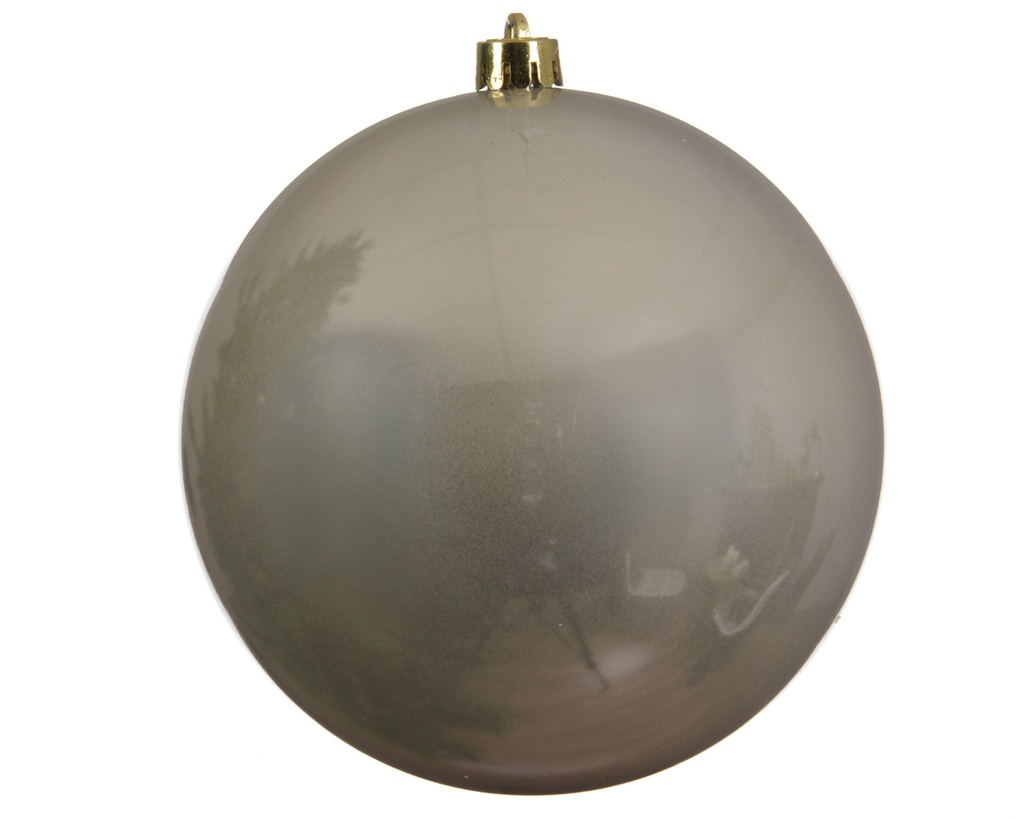 BOULE DE NOEL EN PLASTIQUE - PERLE - dia20.00cm