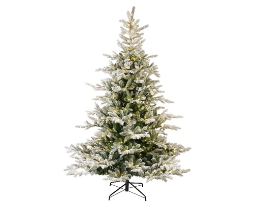 ARBRE GRANDIS ENNEIGE AVEC LUMIERE - BLANC - QUALITE - dia132.00-H180.00cm-400L