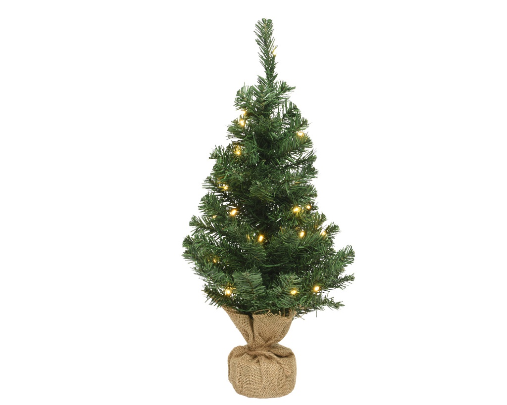 MINI ARBRE IMPERIAL AVEC LUMIERE - VERT - QUALITE - dia32.00-H45.00cm-10L