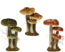 ***MUSHROOM POLYESTER VELVET ASSORTED L14.00-W18.00-H26.00cm