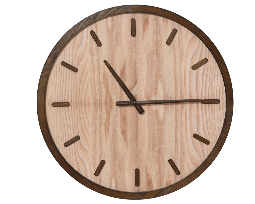 ***CLOCK MDF TERRA BROWN dia50.00-L3.50cm