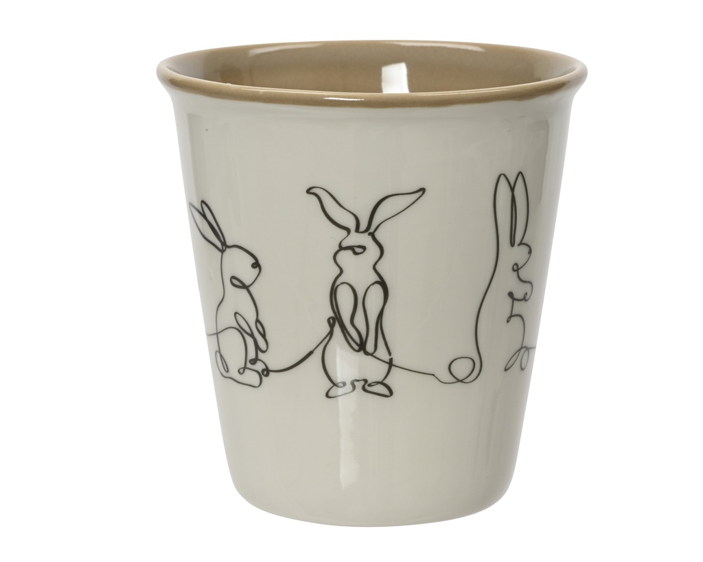 ***MUG PORCELAIN BROWN/COLOUR(S) L9.20-W5.00-H9.20cm