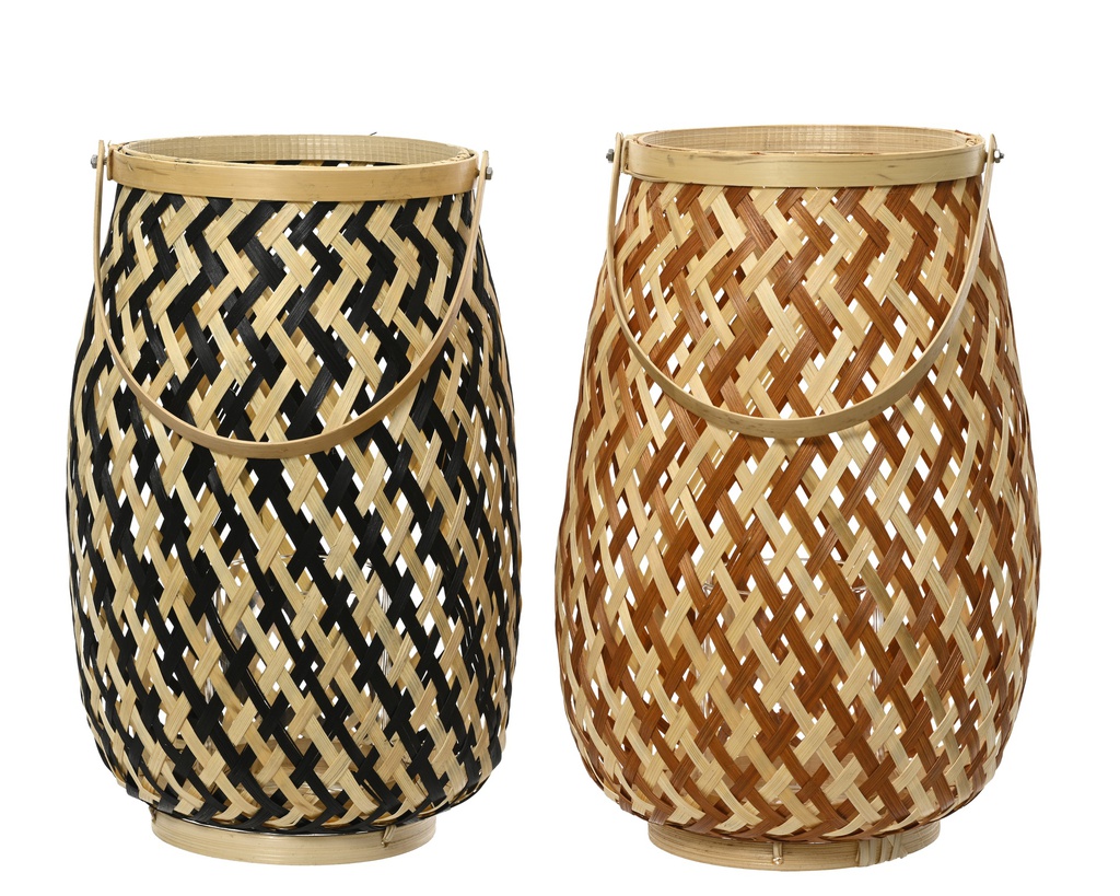 ***LANTERN BAMBOO ASSORTED dia19.00-H30.00cm