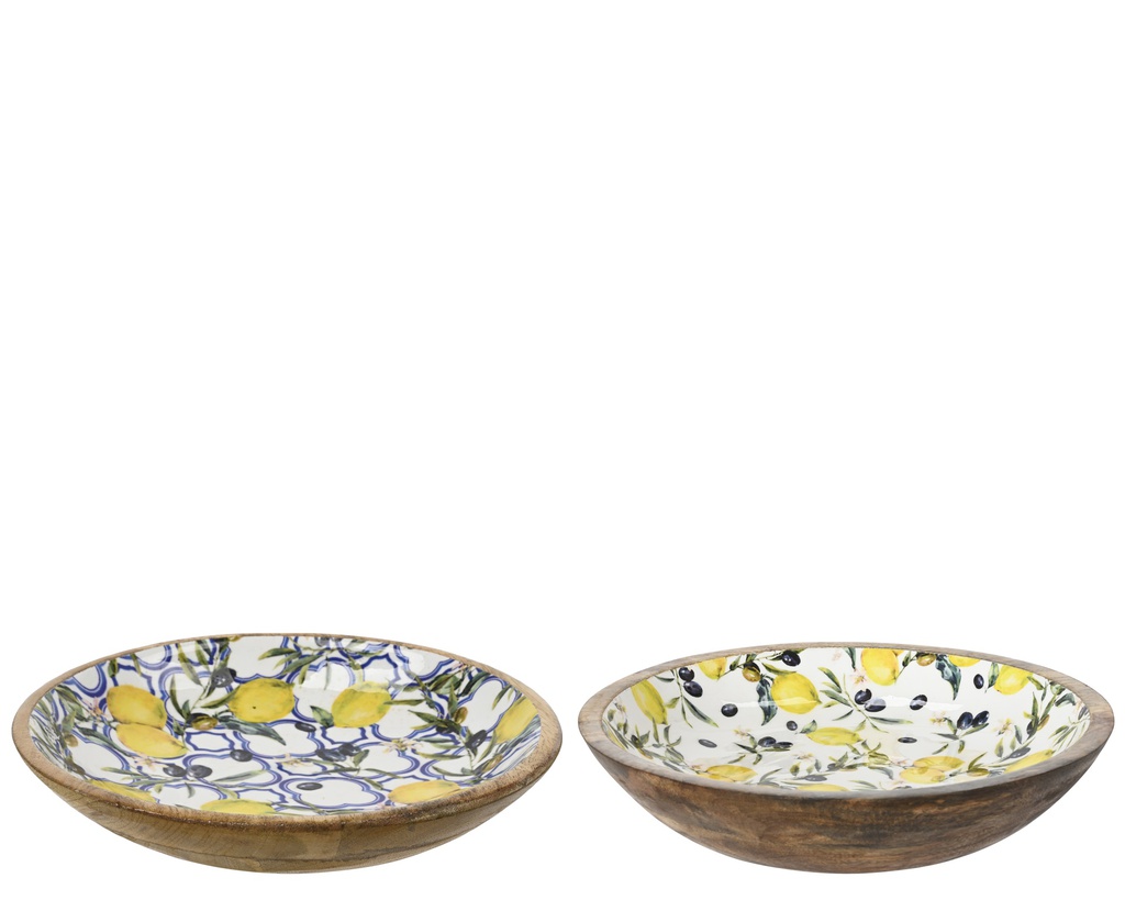 ***DECO BOWL MANGOWOOD MULTI dia30.00-H6.50cm