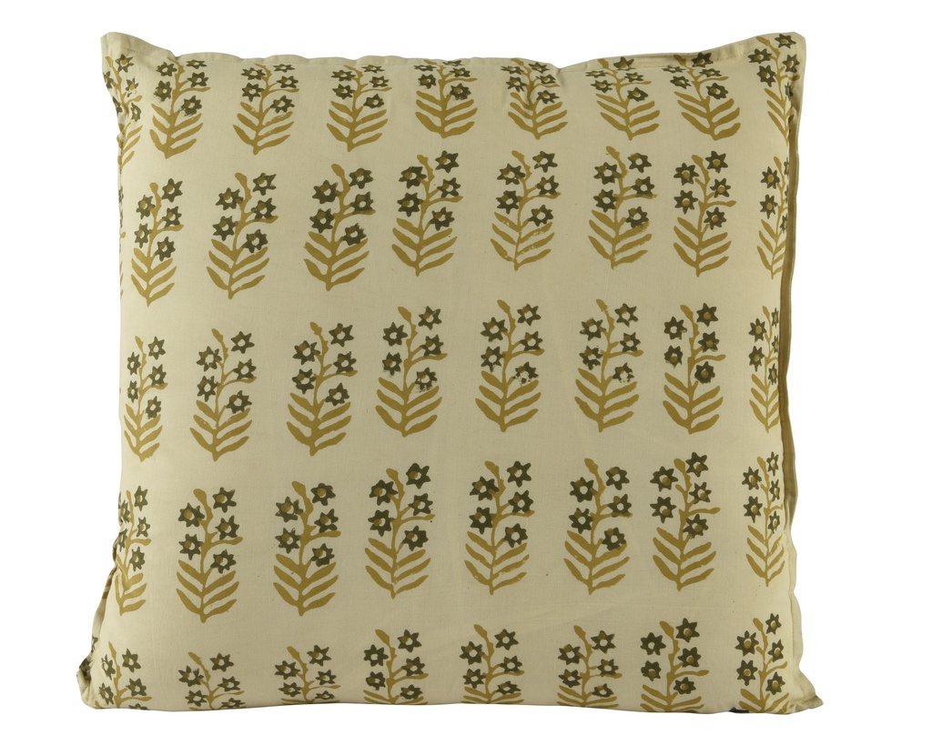 ***CUSHION EG COTTON GREEN L45.00-W45.00-H5.00cm