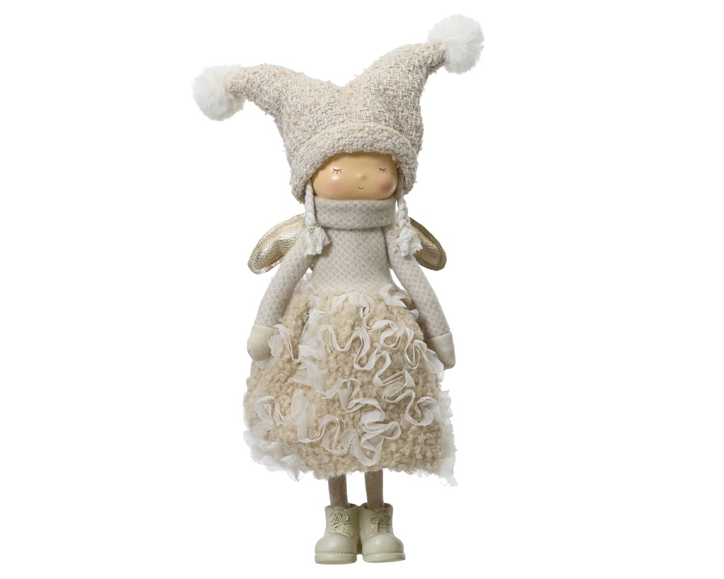 MUÑECA DE TELA - HECHA A MANO - L22.00-W22.00-H46.00cm