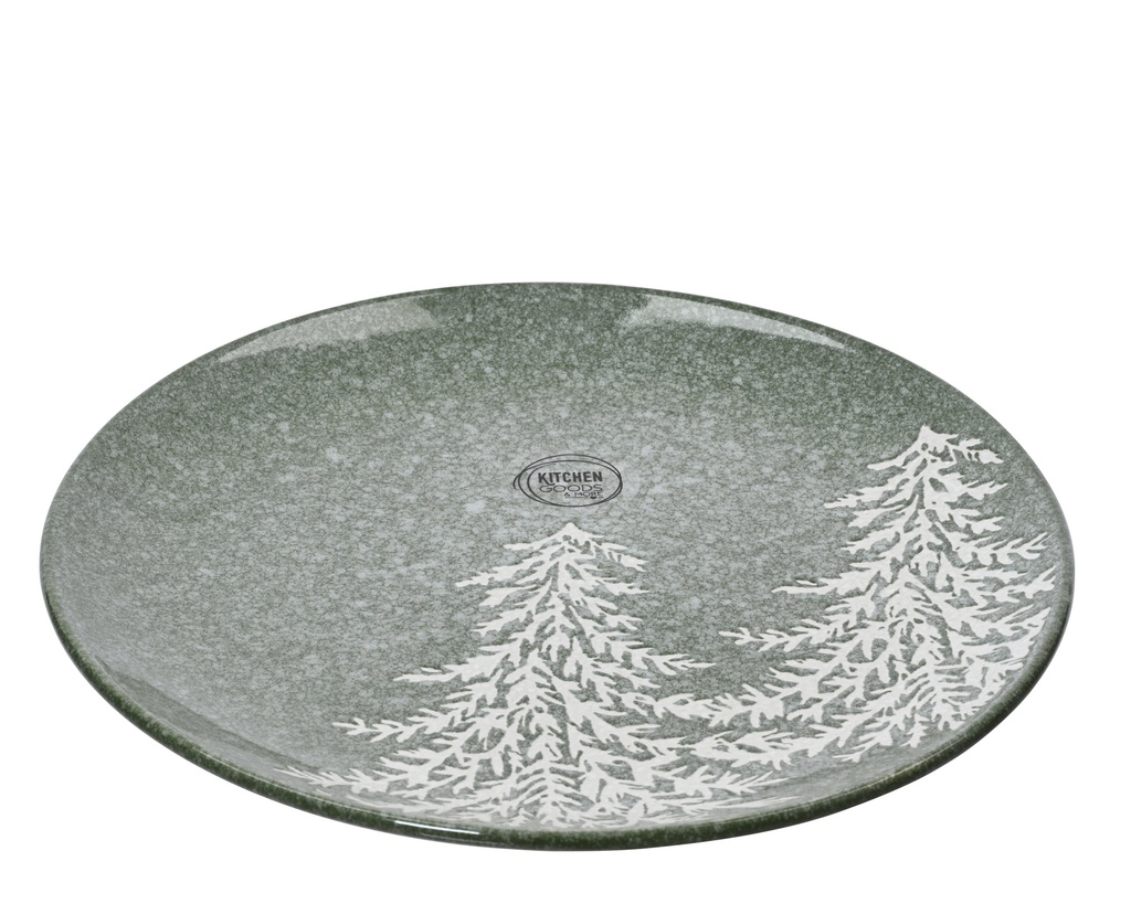 ***BREAKFAST PLATE STONEWARE 0 dia20.00-H2.40cm