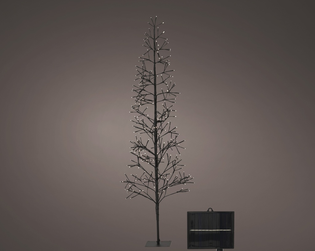 ARBRE ILLUMINE - NOIR SOLAIRE - LUMIERE CHAUDE - H180.00cm-288L