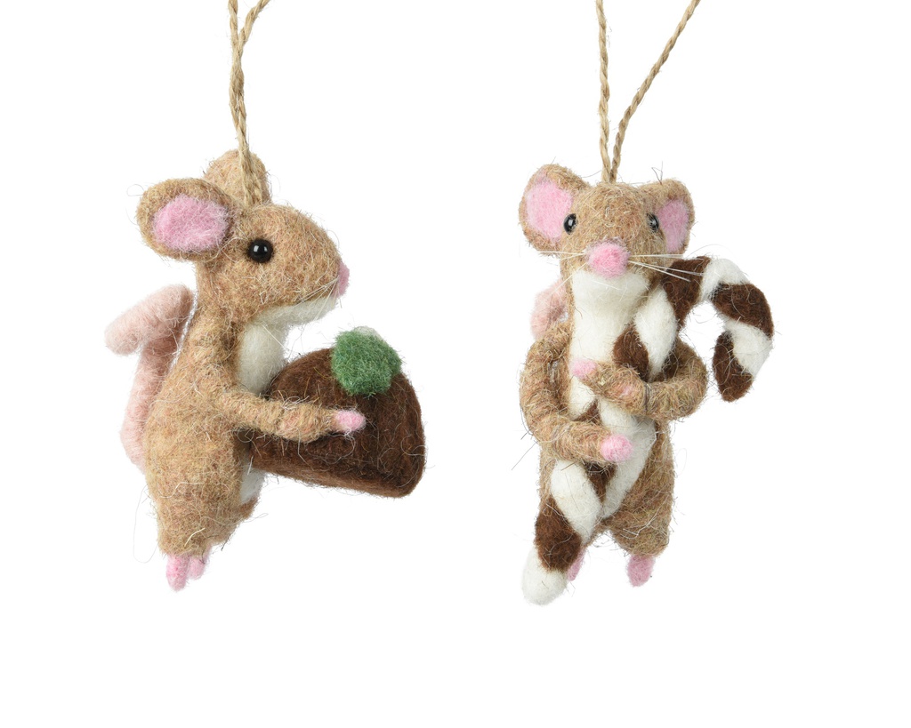 ***MOUSE WOOL 0 L8.00-W5.00-H9.00cm