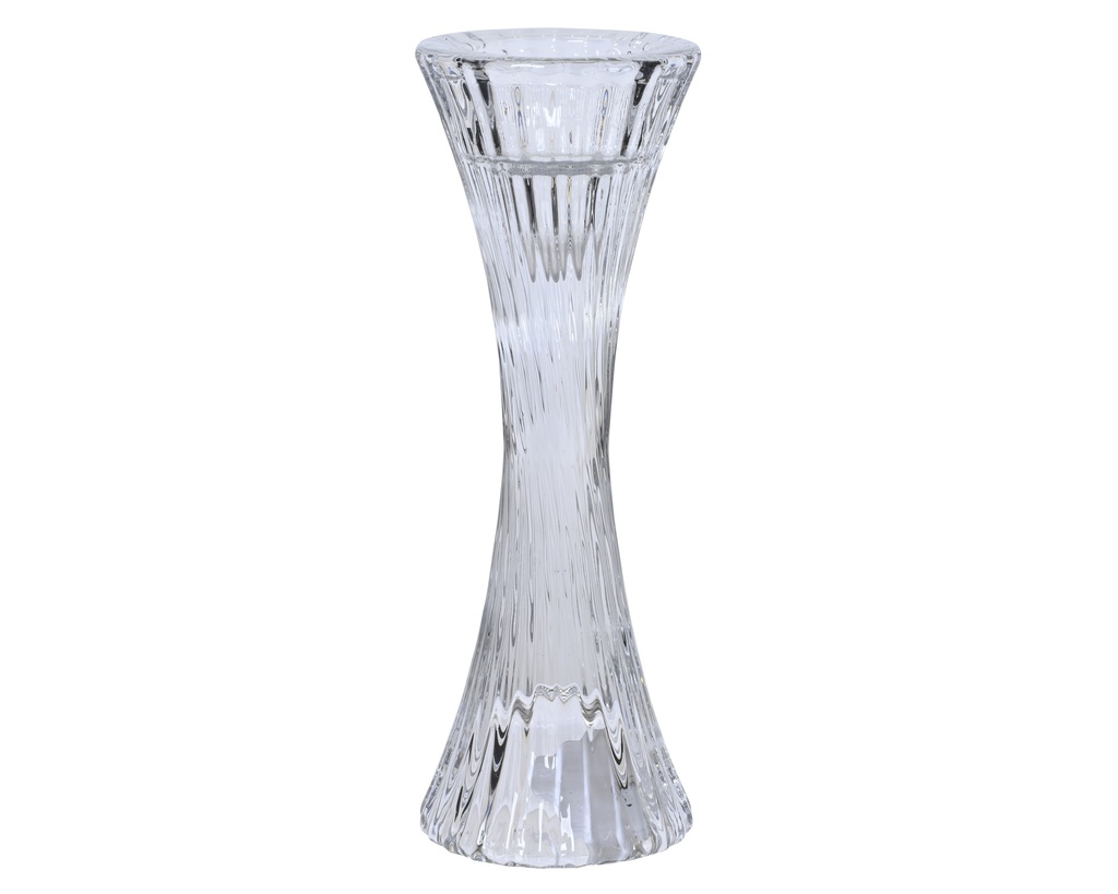 ***CANDLEHOLDER GLASS 0 L7.00-W7.00-H20.00cm