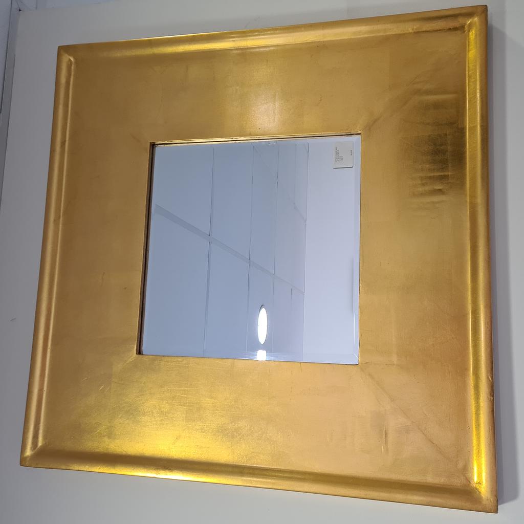 CADRE AVEC UN MIROIR DORÉ. 68*68 - CM 