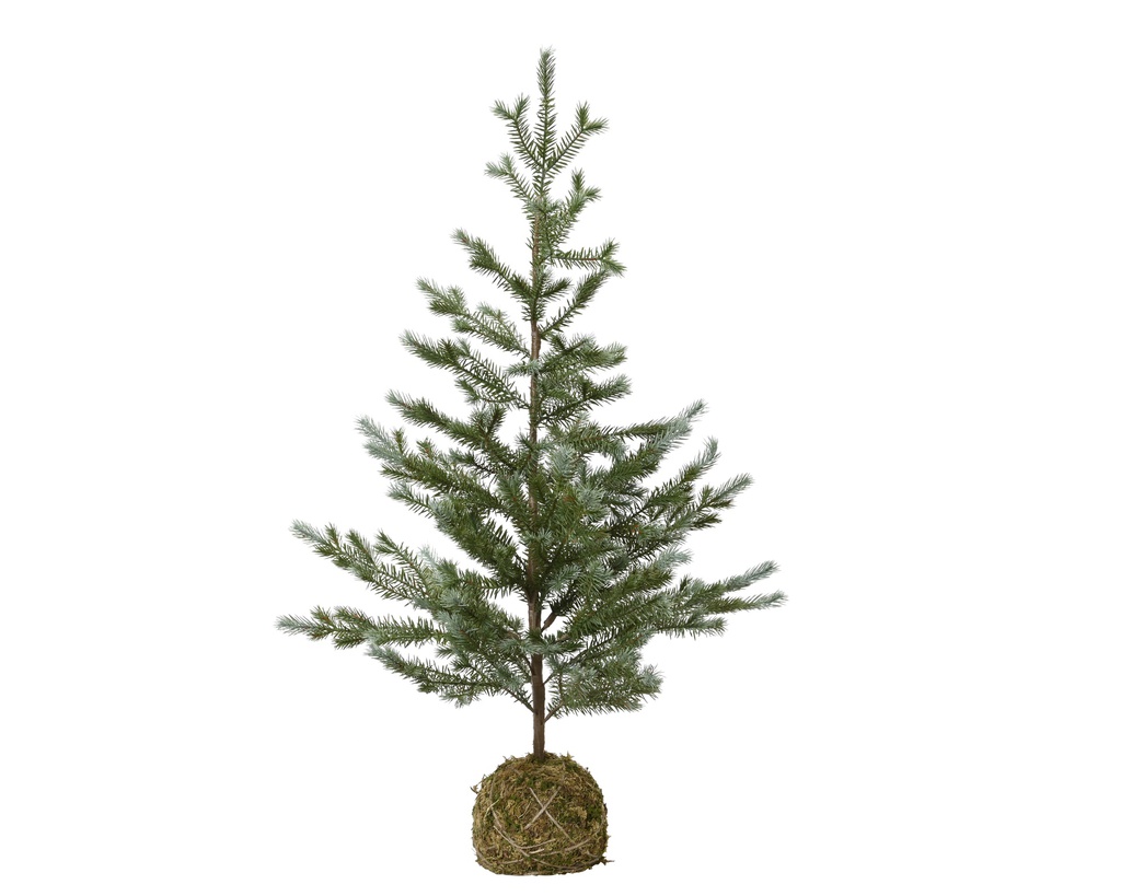 MINI SAPIN DE NOEL - TRONC EN MOUSSE - dia50.00-H100.00cm