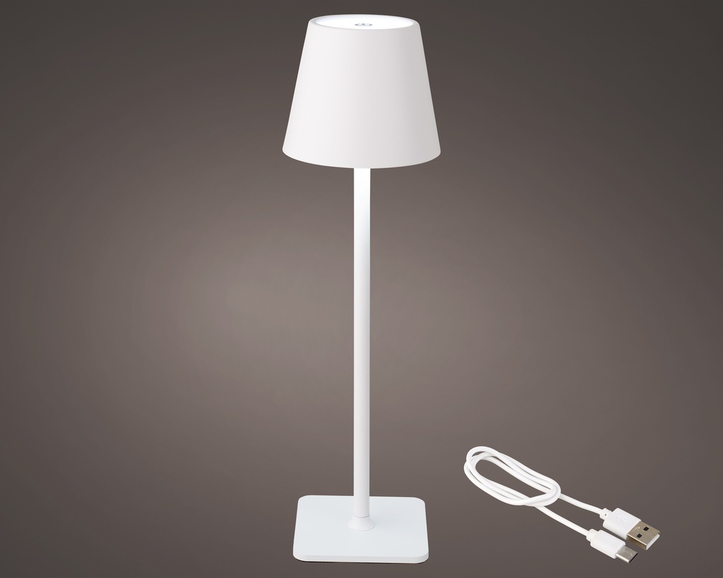 LAMPE LED DE CHEVET - AVEC BATTERIE - dia11.00-H37.00cm-56L