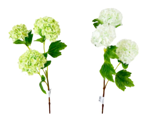 FLOR SNOWBALL VERDE X 3