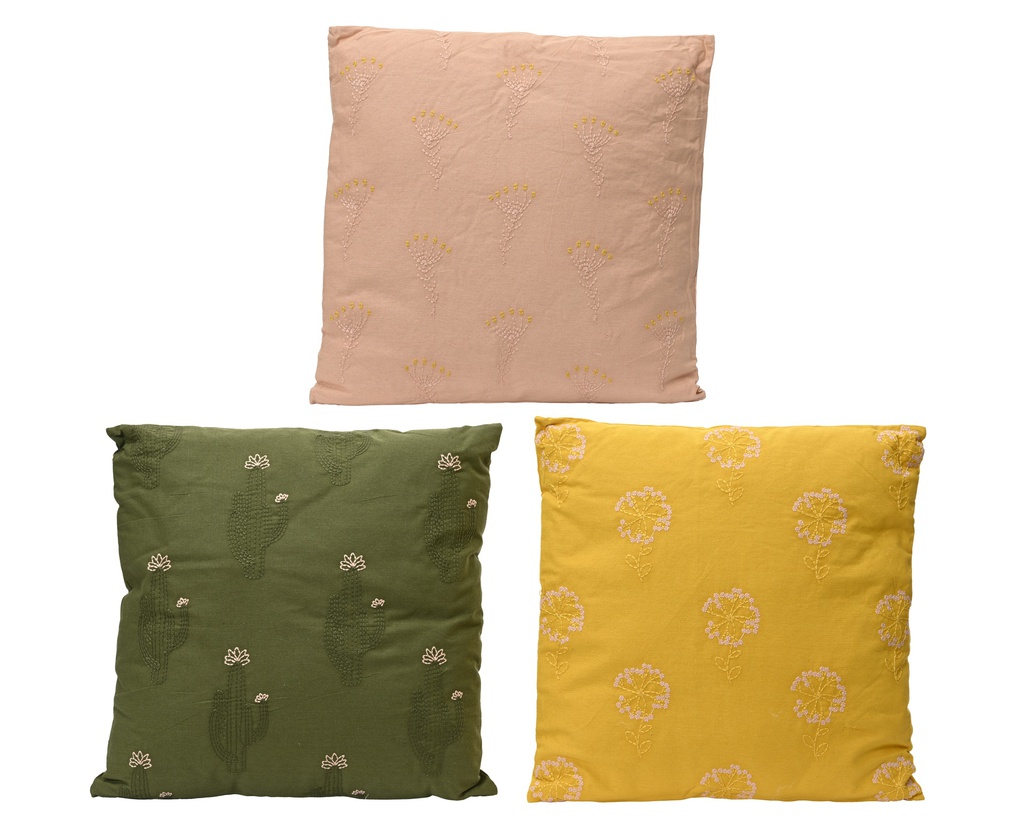 ***CUSHION COTTON ASSORTED L45.00-W45.00-H8.00cm