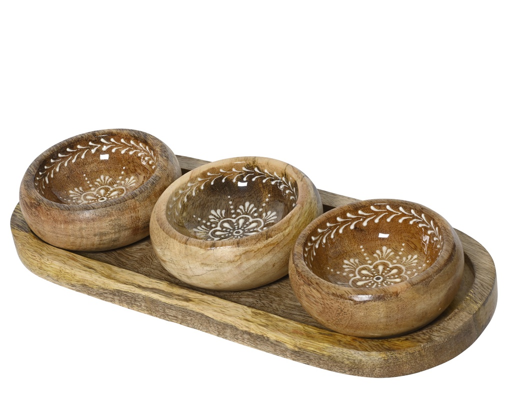 ***DECO SET MANGOWOOD NATURAL L33.00-W13.00-H5.00cm